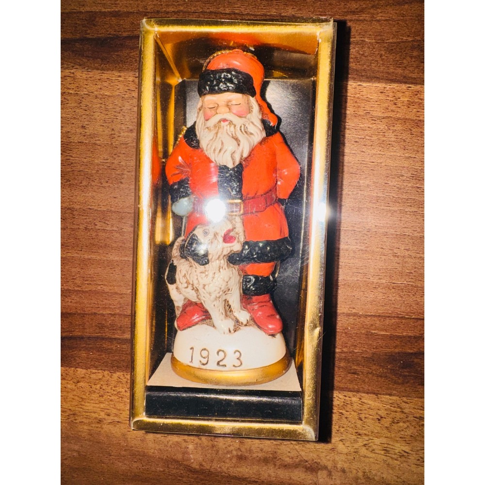 Vintage St Nicholas Magazine 1923 Santa Ornament Christmas Decor
